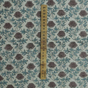 Hand Block Print Viscose Linen Indian Fabric - Khubsurat