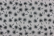 Hand Block Print pure Linen Fabric for home decor - Coconut