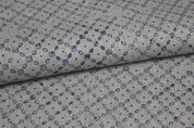 Hand Woven Block Print Thick Linen Fabric For Interior - Sitara