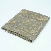 Handmade Yellow Floral Thick Linen Decor Fabric - Kiara