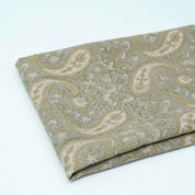 Handmade Yellow Floral Thick Linen Decor Fabric - Kiara