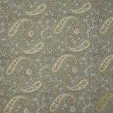 Handmade Mustard Floral Linen Decor Fabric - Kiara