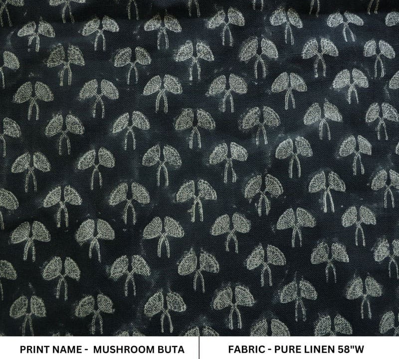 Handcraft-BlockPrintBlack-FloralPureLinenFabric_MushroomButta_1.jpg