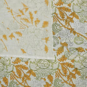 Handcrafted Block Print Linen Fabric for Curtains  – Akash Ganga