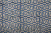 Handmade Block Print Blue Floral Thick Linen Fabric – Tulsi Buti