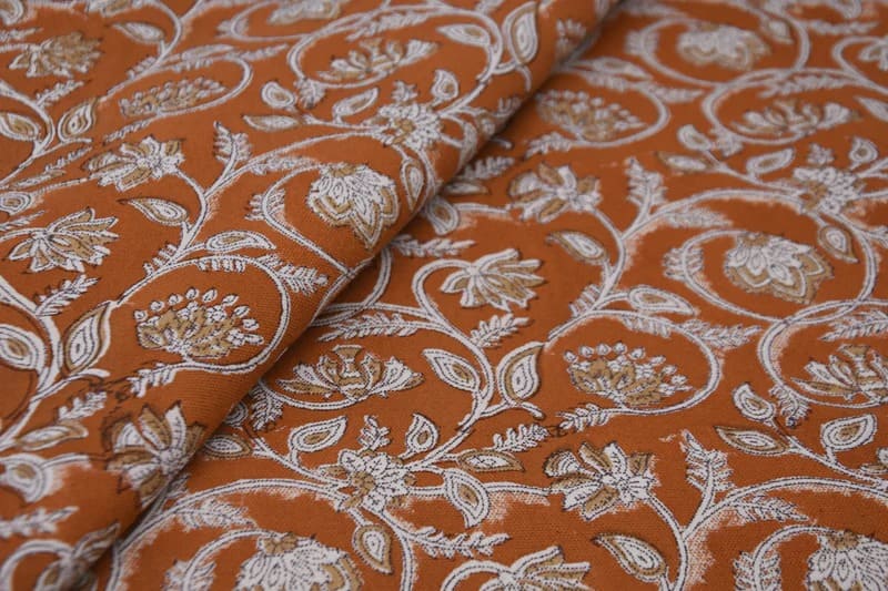 Handcrafted-BlockPrintBrownFloral-DuckCanvasFabric-Saraswati_1.jpg