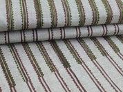 Handmade Block Print Pure Linen Fabric Living Space - LINE