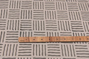 Handcrafted Pure linen Fabric For Window Curtain - Chausar