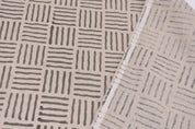 Handcrafted Pure linen Fabric For Window Curtain - Chausar