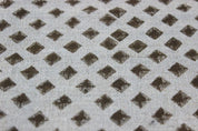 Handcrafterd Linen Grey & Brown Fabric For Home Decor - Chakor