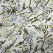Handcrafted Floral Block Print Linen Fabric – Jamnotri