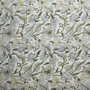 Handcrafted Floral Block Print Linen Fabric – Jamnotri