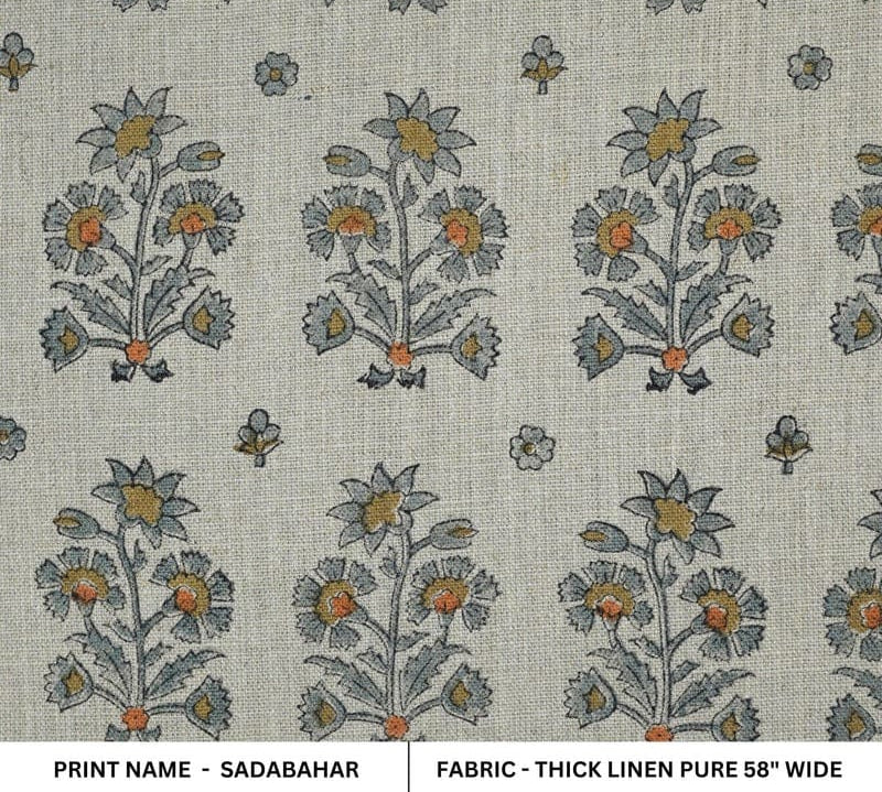 Handmade-BlockPrint-GrayGreenFloralLinenFabric-Sadabahar_2.jpg
