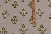 Handmade Block Print Linen Fabric For House Styling - Chameli