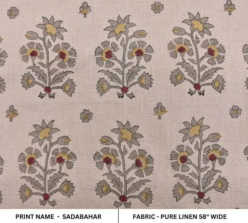 Handwoven-BlockPrintBeigeFloral-PureLinenFabric-Sadabahar_2.jpg
