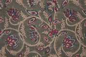 Eco Friendly Hand Block Printed Blue Pure Linen Fabric – Saraswati