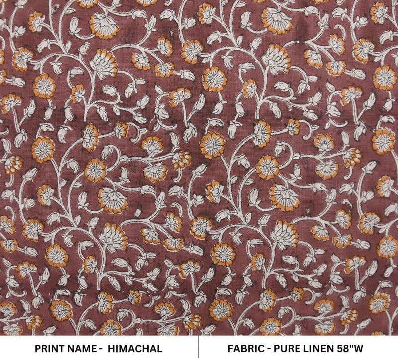 Handwoven-BlockPrintedBrownFloral-PureLinenFabric-Himachal_2.jpg
