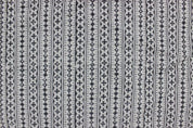 Handmade Block Printed Grey & Black Floral Pure Linen Fabric – DOJI