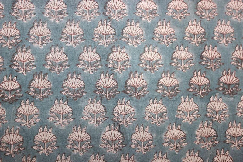 IndianHandmadeBlockPrintBlueDuckCanavsFabric-Masroom_2.jpg