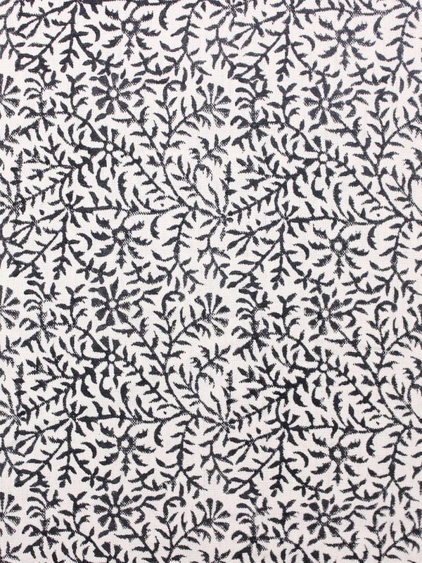 Hand block print Off-White Linen -Junglee Ghass