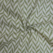 Hand Block Print Pure Cotton Linen Fabric Home Decor - Stripe Scale
