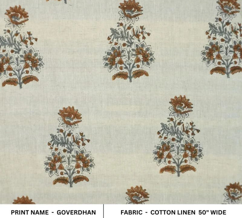 Premium-HandBlockPrintBrown-CottonLinenFabric-Goverdhan_1.jpg