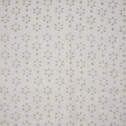 Premium Handcraft Block Print grey Pure Linen Fabric - Rang Phool