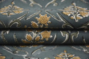 Handcrafted Block Print Thick Cotton Fabric For Curtain -Vishalpushp
