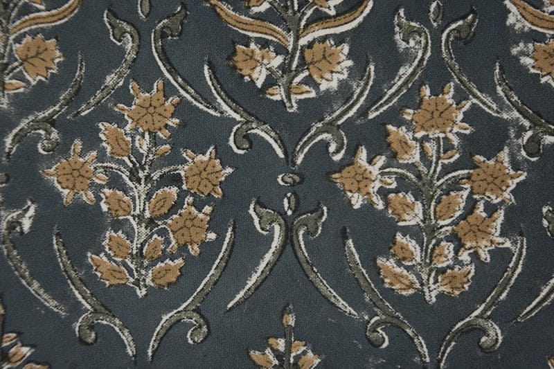Handcrafted Block Print Thick Cotton Fabric For Curtain -Vishalpushp