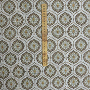 Handcraft Premium Block Print Linen Fabric For Room Interior - Charkha