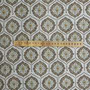 Handcraft Premium Block Print Linen Fabric For Room Interior - Charkha