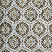 Handcraft Premium Block Print Linen Fabric For Room Interior - Charkha