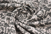 Hand Block Print Pure Linen Fabric Home Layout -Shika