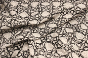Handmade Block Print Thick Cotton Fabric - Ulta Kamal