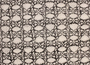 Handmade Block Print Thick Cotton Fabric - Ulta Kamal