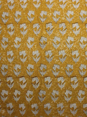 Traditional Block Print Textile Linen Fabric Home Interiors - Handloom