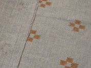 Hand Block print Viscose linen  fabric For Couch Pillow - Barfi