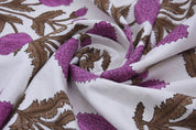 Thick Cotton Handmade Block Print Fabric -Badshah