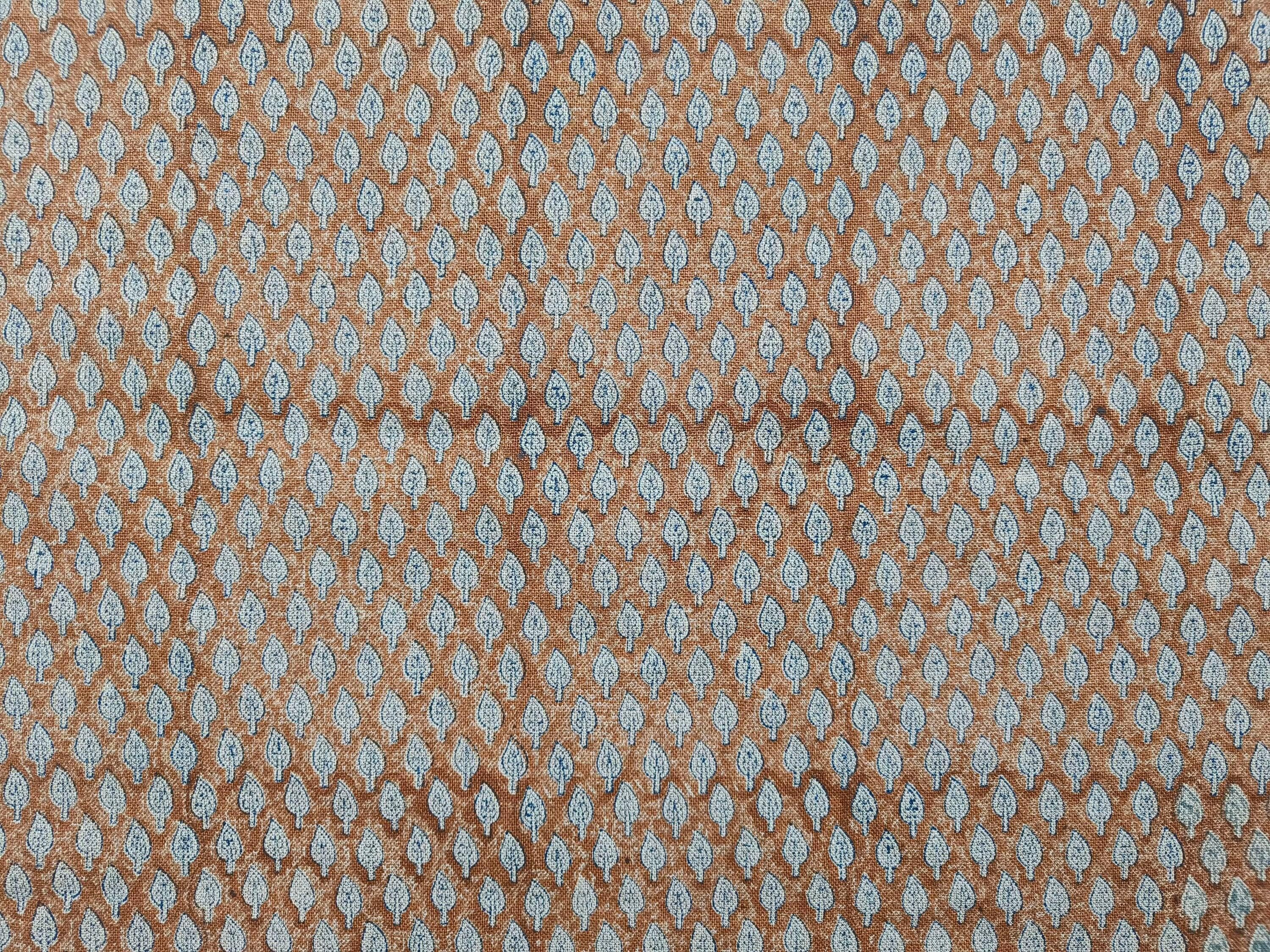 Linen Fabric for Chair Upholstery and Indian Block Print Home Decor, Linen with Block Print for Tablecloths, Sofas, and Farmhouse Styling, Fabritual Block Printed Linen 58&quot; for Upholstery and Rustic Interiors.
