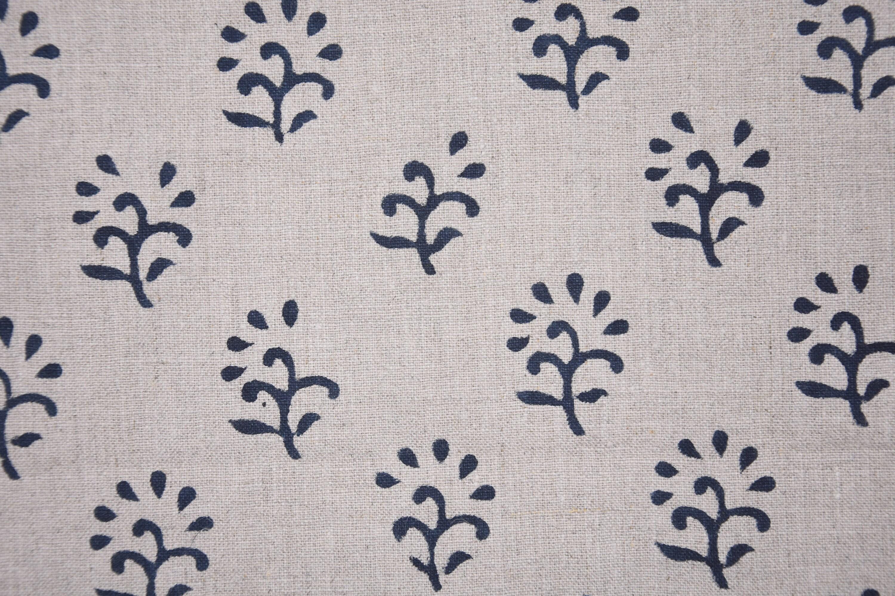 Hand block printed pure linen 58&quot;, floral print for stylish farmhouse interiors
58&quot; wide pure linen, floral print fabric for rustic curtains, pillows, and chair cover, Natural linen fabric 58&quot;, handmade floral block print for boho living rooms Thick pure linen 58” fabric, Indian floral design for cushions and napkins 58 inch pure linen fabric, Indian handmade block print for decor and upholstery, Floral boho block printed 58” linen fabric, rustic pillow and curtain textile.