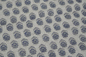 Indian Aristan Hand Block Print Blue Thick Linen Fabric – Bheeshma