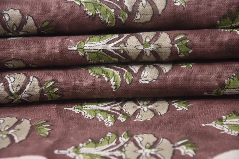 Aristan Hand Block Print Green Pure Linen Fabric Cushion – Mormukut