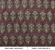 Aristan Hand Block Print Green Pure Linen Fabric Cushion – Mormukut