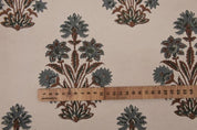 Aristan Handcrafted Block Print Gray Duck Canvas  Fabric – Morpankh