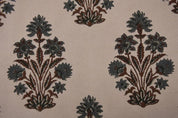 Aristan Handcrafted Block Print Gray Duck Canvas  Fabric – Morpankh
