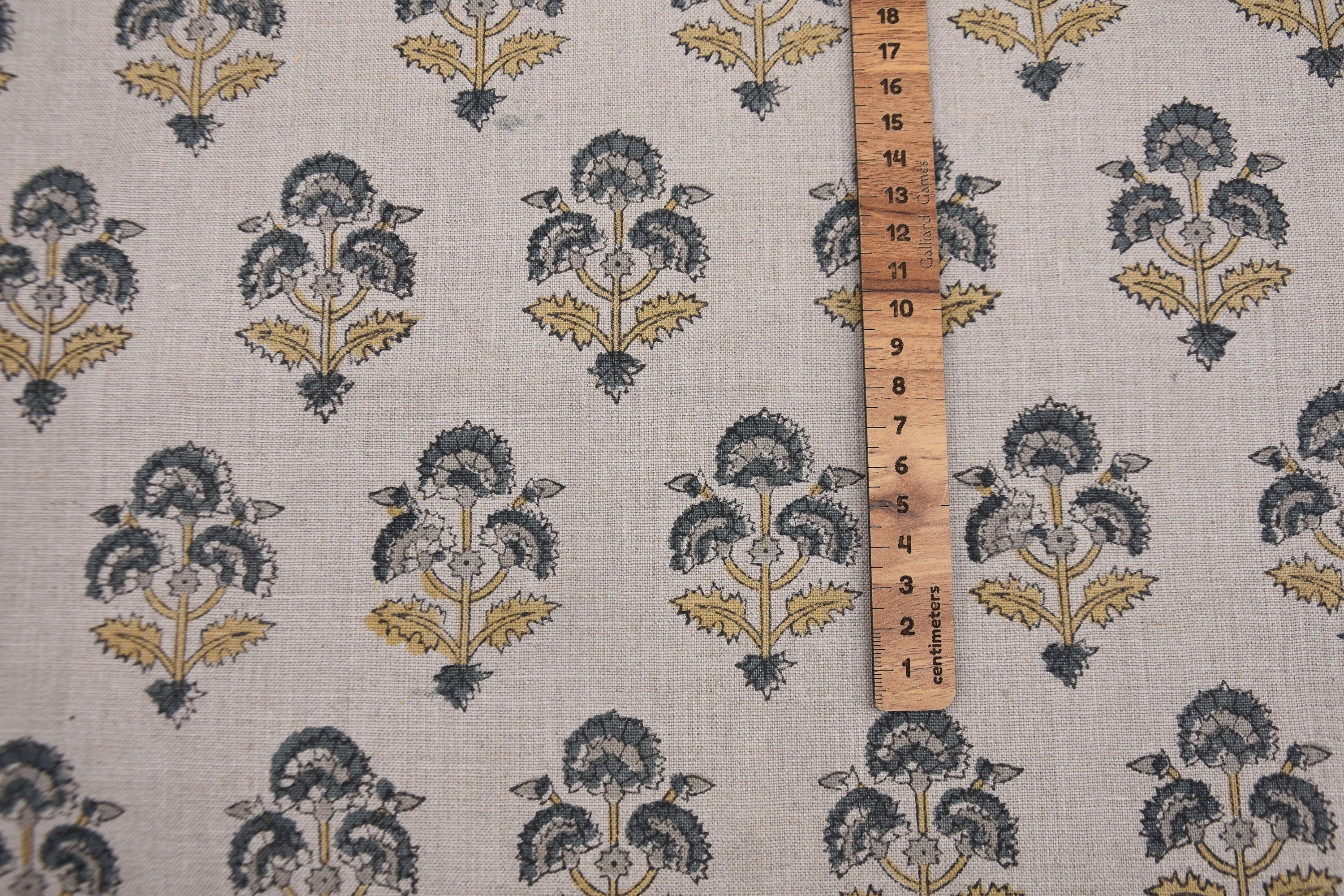 Pure linen 58" wide window curtains, heavy linen fabric, table cover, lampshades, decorative cushions - TRAFFIC LIGHT