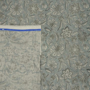 Linen Block Print Fabric 58 Inch Width Medium Weight Linen Natural Base Color Handmade Creative Design To Make Curtains and Drapes Upholstery Pillow Covers Lampshades Napkins by Fabritual