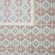 Linen Block Print Fabric Linen Blend 58 Inch Width Light Weight Linen Natural Base Color Curtains and Drapes Upholstery Handmade Art Pillow Covers Tablecloths and Runners Bedding Tote Bag Lampshades Napkins by Fabritual