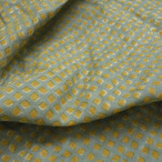 Natural Base Block Printed Linen, Versatile for DIY Decor and Upholstery Rustic Heavy Linen Fabric with Traditional Block Prints for Drapery and Accent Pillows Block Printed Linen Fabric with 58-Inch Width .