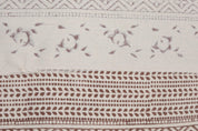 Cotton Block Print Fabric 50 Inch Width Medium Weight Duck Canvas Beige Base With Brown Color Design To Make Curtains and Drapes Pillow Covers  Bedding Tote Bag Lampshades Napkins by Fabritual